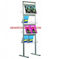 Ayaklı Broşürlük Çift Taraflı 4RAF/24XA4