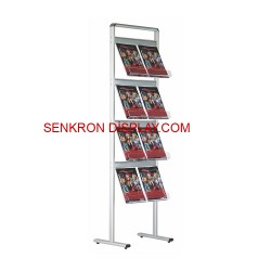 Ayaklı Broşürlük Tek Taraflı 4RAF/8XA4