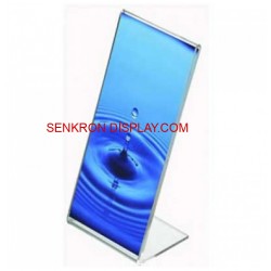 Masaüstü L Tipi Pleksi Föylük Dikey A5