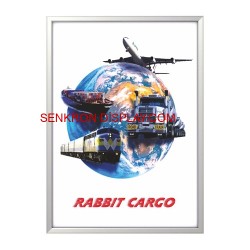 Gönye Köşe Düz Alüminyum Çerçeve - A4 21X29 25mm