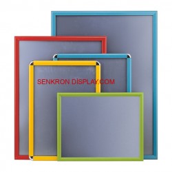 Tik Tak Çerçeve - Renkli Alüminyum Çerçeve - B2 50X70 25MM