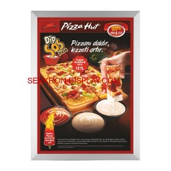 Tik Tak Çerçeve - Gönye Köşe Düz Alüminyum Çerçeve - B1 70×100 25mm