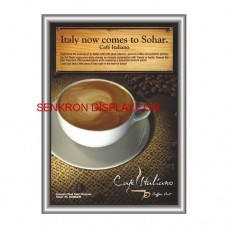 Tik Tak Çerçeve - Gönye Köşe Düz Alüminyum Çerçeve - B2 50×70 25mm