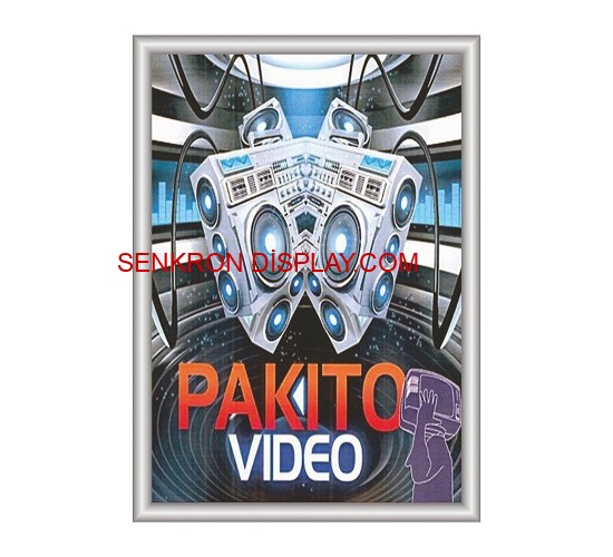 Tik Tak Çerçeve - Güvenlikli Alüminyum Çerçeve - A2 42X59 25MM Tik Tak Çerçeve - Güvenlikli Alüminyum Çerçeve - A2 42X59 25MM
