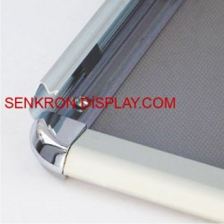 Tik Tak Çerçeve - Rondo Köşe Oval Alüminyum Çerçeve - A2 42X59,4 32MM