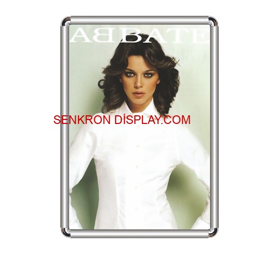 Tik Tak Çerçeve - Rondo Köşe Oval Alüminyum Çerçeve - A3 29X42 25MM Tik Tak Çerçeve - Rondo Köşe Oval Alüminyum Çerçeve - A3 29X42 25MM