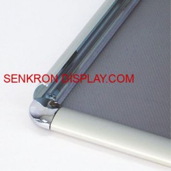 Tik Tak Çerçeve - Rondo Köşe Oval Alüminyum Çerçeve - A4 21X29 25MM