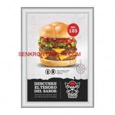 Tik Tak Çerçeve - Su Geçirmez Alüminyum Çerçeve - B2 50X70 25MM