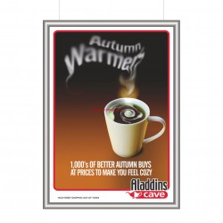 Tik Tak Çerçeve - Sürgülü Çerçeve B1 70X100CM Çift Taraflı