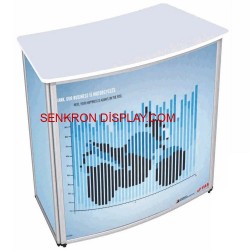 Panset Masa - Oval Kilitli - Alınlıklı 70cm