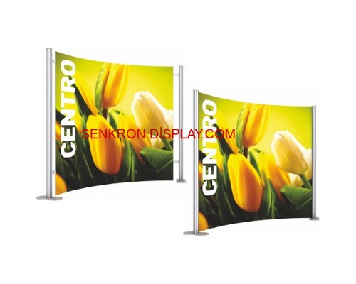 Centro stand Oval 4 Panel