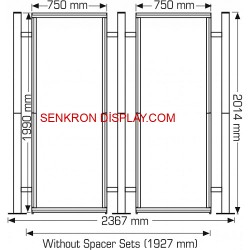 Centro Stand Tekli 2 Panel