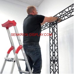 Crown Truss Stand Banner Düz 150cm×240cm