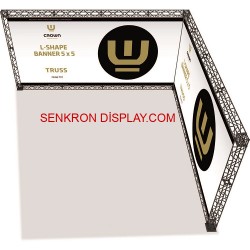 Crown Truss Stand L Tipi 500cm+500cmx240cm