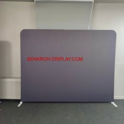 Kumaş Tekstil Stand Oval/Düz Baskı Yenileme 500x230cm