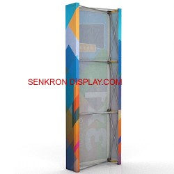 Örümcek Stand Kumaş 3x1 / 1 Panel