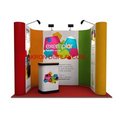 Pop Up Stand U Köşe Corner 1x2x1 Panel