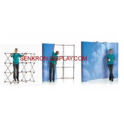 Pop Up Stand Oval 3x5 / 5 Panel