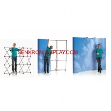 Pop Up Stand Oval 3x6 / 6 Panel