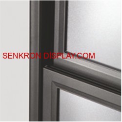 Sürgülü Stand Kare Taban - Tek Çerçeve 500X700MM