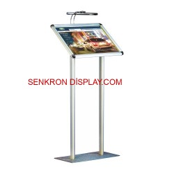 Bilgilendirme Panosu İki Ayaklı Flüt Işıklı A3