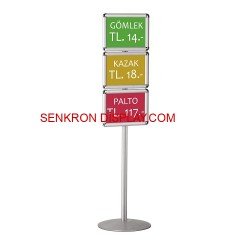 Bilgilendirme Panosu 3'lü Demonte A4