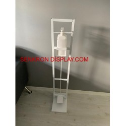 Ayaklı Hijyen Noktası Standı Metal