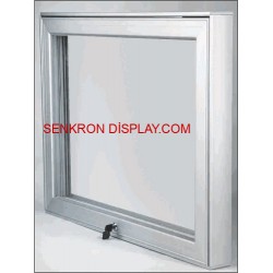 İlan Panosu Amortisörlü Dış Mekan Sac Zeminli 21A4