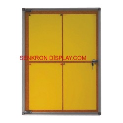 İlan Panosu İnce Mantar Zeminli 6A4 (558X1058MM)