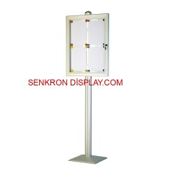 İlan Panosu Sac Zeminli 4A4 500X700MM