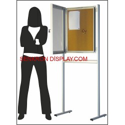 İlan Panosu T Ayaklı Mantar Zeminli 4A4 500X700MM