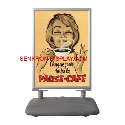 Kaldırım Panosu Su Geçirmez - Su Tabanlı Poster Pano B1 700X1000 MM