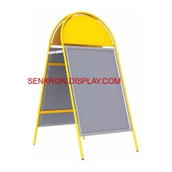 Kaldırım Panosu Demir Eğimli A Pano Alınlıklı B1 700X1000 MM
